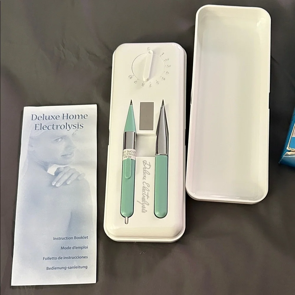 Deluxe Home Electrolysis Kit with Green Tools